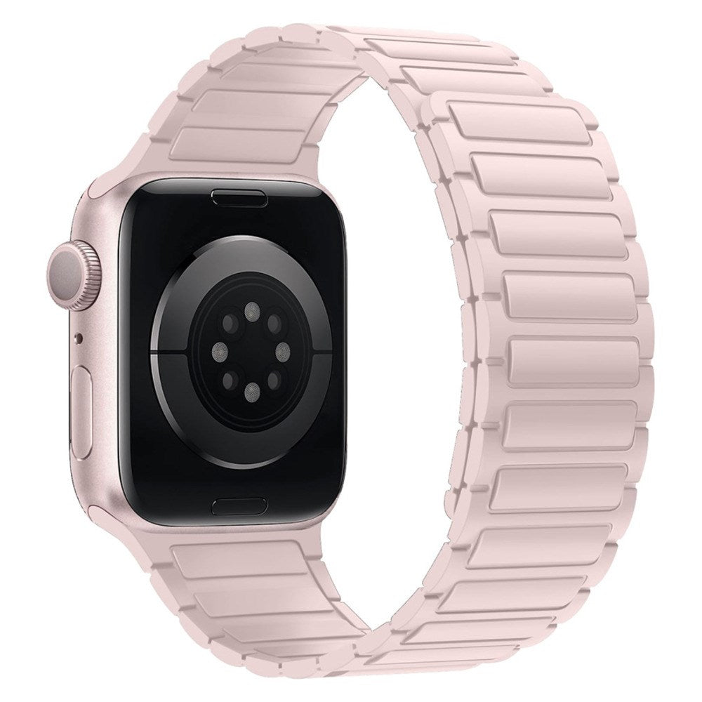 Apple Watch (42/44/45/46/49 mm) Lippa Magnetic Silicone Strap - Light Pink