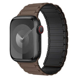 Apple Watch (42/44/45/46/49 mm) Lippa Magnetic Silicone Strap - Brown
