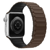 Apple Watch (42/44/45/46/49 mm) Lippa Magnetic Silicone Strap - Brown