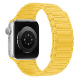 Apple Watch (42/44/45/46/49 mm) Lippa Magnetic Silicone Strap - Yellow