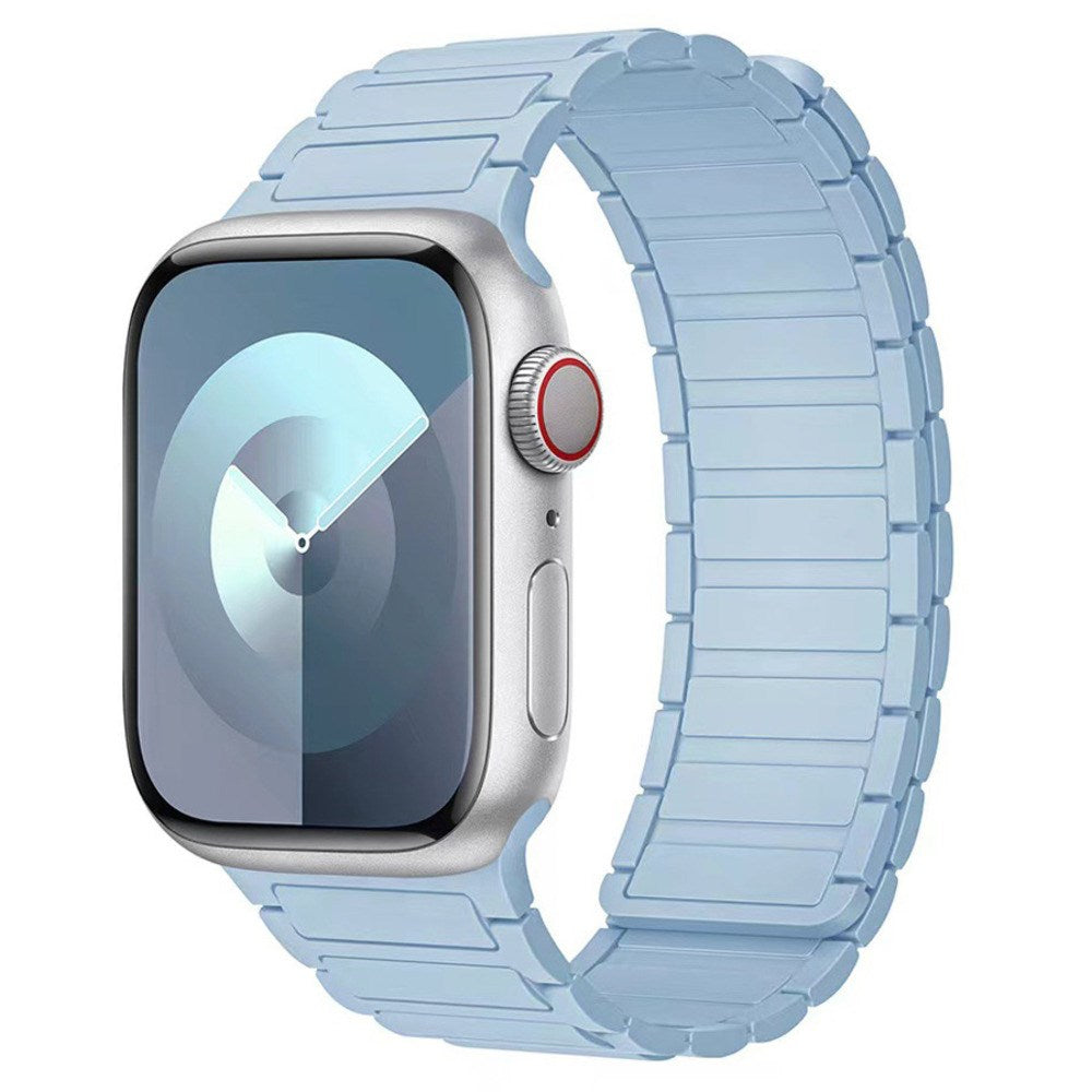 Apple Watch (42/44/45/46/49 mm) Lippa Magnetic Silicone Strap - Light Blue
