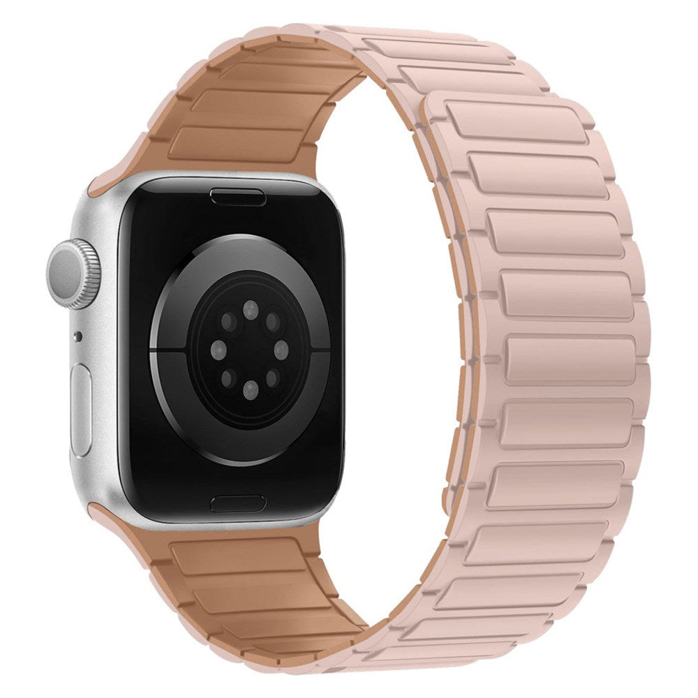 Apple Watch (42/44/45/46/49 mm) Lippa Magnetic Silicone Strap - Pink