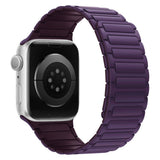 Apple Watch (42/44/45/46/49 mm) Lippa Magnetic Silicone Strap - Purple