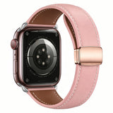 Apple Watch (38/40/41/42 mm) Lippa Magnetic Artificial Leather Strap - Pink