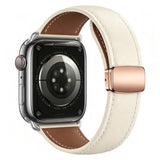 Apple Watch (38/40/41/42 mm) Lippa Magnetic Artificial Leather Strap - Beige