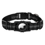 Lippa Dog Collar with AirTag Case - Medium - Black