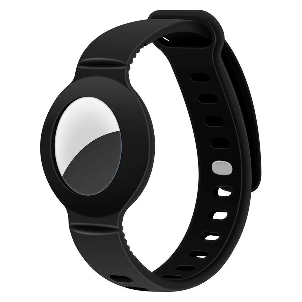 Lippa Silicone AirTag 1. & 2. Gen. Bracelet - Black