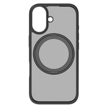 iPhone 17 Lippa Hybrid Plastic Case with 360 Rotating Kickstand - MagSafe Compatible - Matte / Black