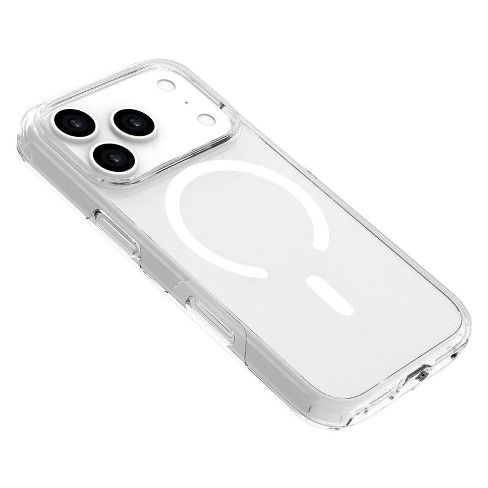 iPhone 17 Pro Lippa Hybrid Plastic Case - MagSafe Compatible - Transparent / White