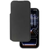 iPhone 17 Pro / 18 Pro Lippa Wallet Artificial Leather 2-in-1 Flip Case - MagSafe Compatible - Black