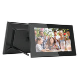 Lippa 10" Frameo Digital Photo Frame in Glass (27.5 x 19 cm) - Black