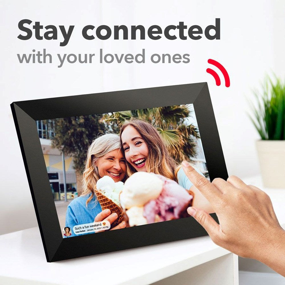 Lippa 15.6" Smart WiFi Frameo Photo Frame - Black