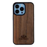 EIDERWOOD iPhone 13 Pro Magnetic Wood Case - MagSafe Compatible - Walnut Tree