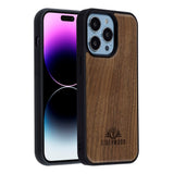 EIDERWOOD iPhone 14 Pro Magnetic Wood Case - MagSafe Compatible - Walnut Tree