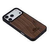 EIDERWOOD iPhone 17 Pro Max Magnetic Wood Case - MagSafe Compatible - Walnut Tree