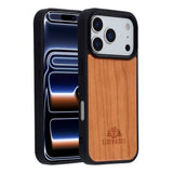 EIDERWOOD iPhone 17 Pro Magnetic Wood Case - MagSafe Compatible - Cherry Wood