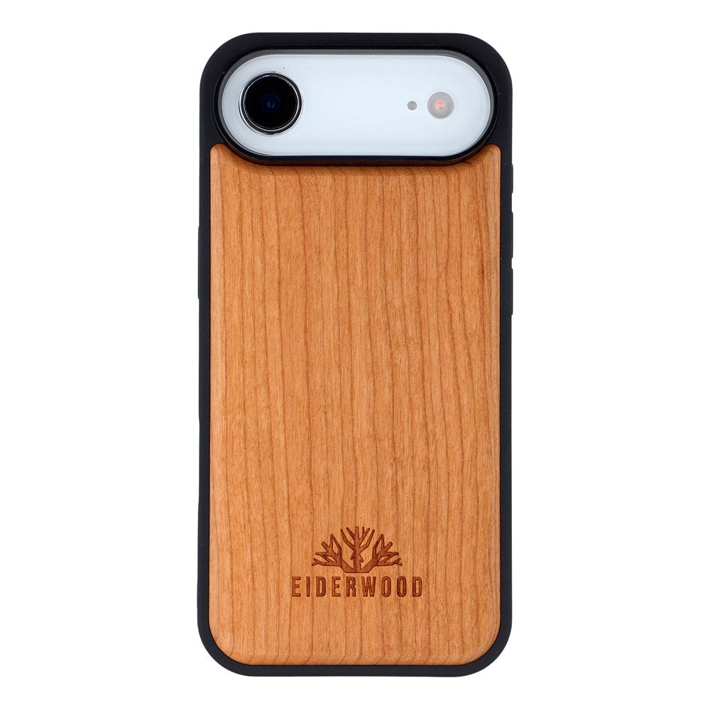EIDERWOOD iPhone Air Magnetic Wood Case - MagSafe Compatible - Cherry Wood