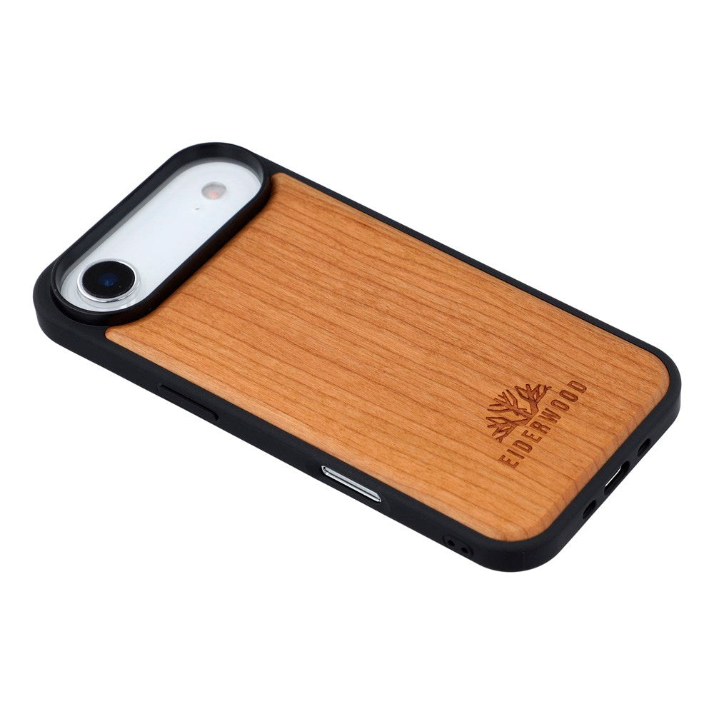 EIDERWOOD iPhone Air Magnetic Wood Case - MagSafe Compatible - Cherry Wood