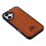 EIDERWOOD iPhone 17 Magnetic Wood Case - MagSafe Compatible - Rosewood