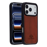 EIDERWOOD iPhone 17 Pro Magnetic Wood Case - MagSafe Compatible - Rosewood
