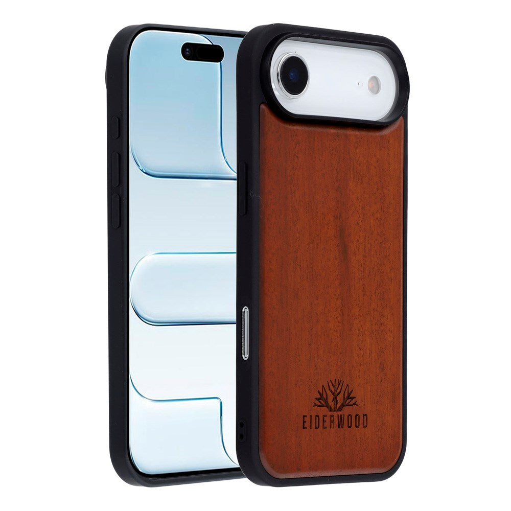EIDERWOOD iPhone Air Magnetic Wood Case - MagSafe Compatible - Rosewood
