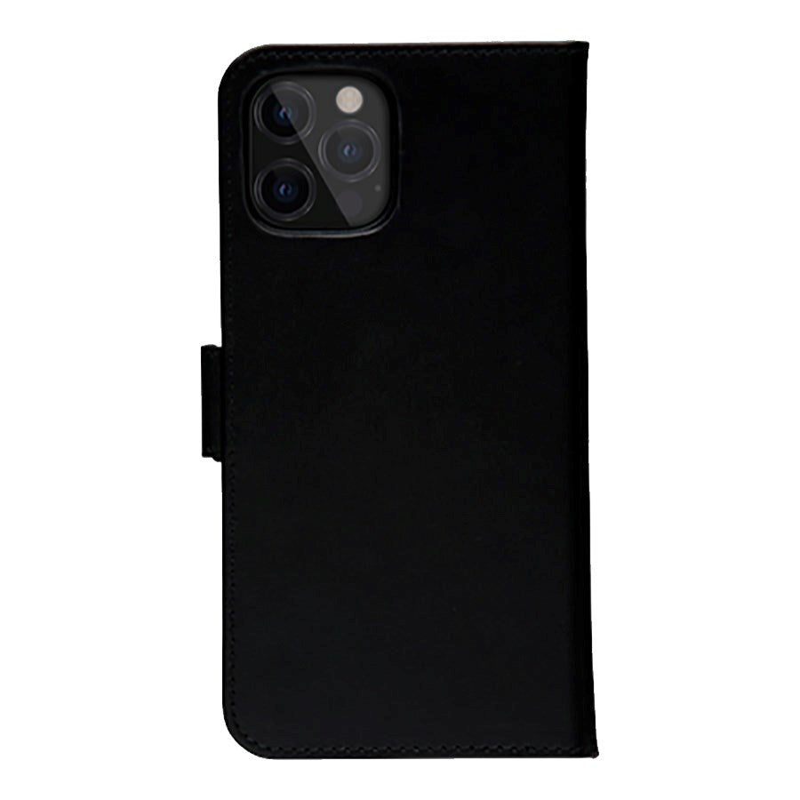 iPhone 12 / 12 Pro dbramante1928 Lynge Genuine Leather Magnet Wallet Case - Black