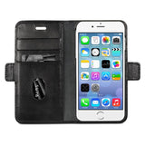 iPhone SE (2022 / 2020) / 8 / 7 / 6 / 6S dbramante1928 Lynge Genuine Leather Magnet Wallet Case Black