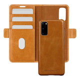 Samsung Galaxy S20 dbramante1928 Lynge 2-in-1 Genuine Leather Flip Case - Tan