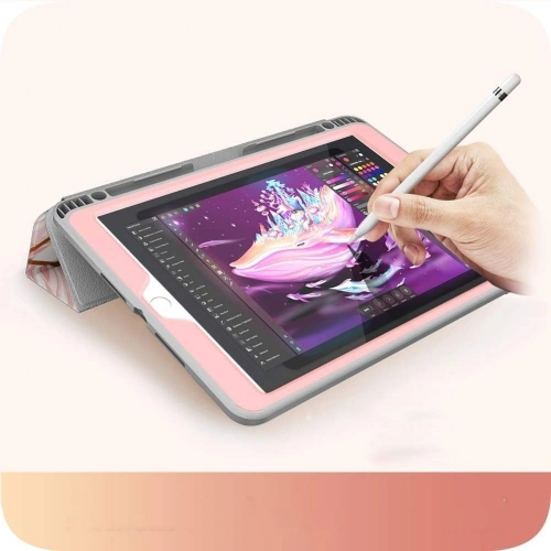 Supcase Cosmo Apple iPad 10.2 Case with Space for Pencil - Pink