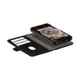 Samsung Galaxy S24 FE dbramante1928 Lynge 2-in-1 Genuine Leather Flip Case - Black