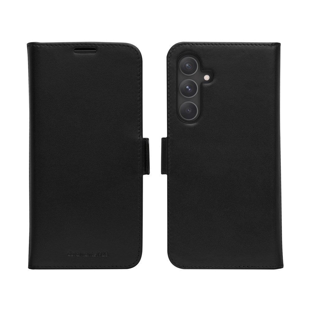 Samsung Galaxy S24 FE dbramante1928 Lynge 2-in-1 Genuine Leather Flip Case - Black