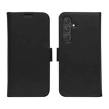 Samsung Galaxy S24 dbramante1928 Lynge Genuine Leather Magnet Flip Case - Black