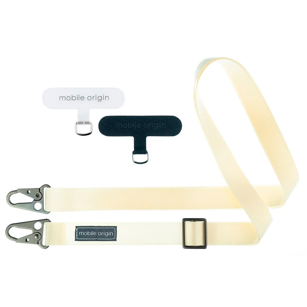 Mobile Origin Phone Strap - White