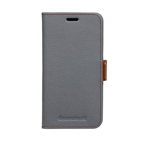 iPhone 11 Pro dbramante1928 Lynge 2-in-1 Genuine Leather Flip Case - Pebbled Grey