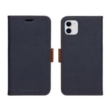 iPhone 11 dbramante1928 Lynge 2-in-1 Genuine Leather Flip Case - Pebbled Blue