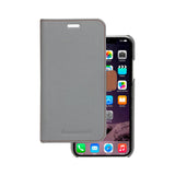 iPhone 11 dbramante1928 Lynge 2-in-1 Genuine Leather Flip Case - Pebbled Grey