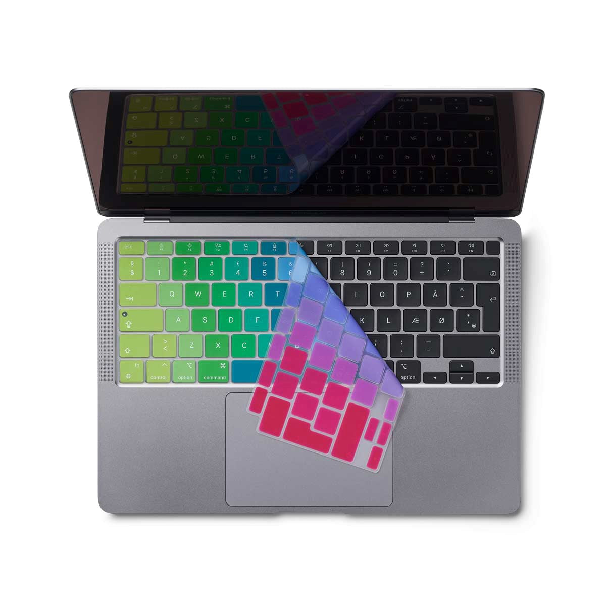 Philbert MacBook Air 13 (2020) Keyboard Case with Nordic Keyboard - Rainbow (DEMO)