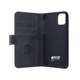 iPhone 11 GEAR Leather Wallet Case & Magnet - Black