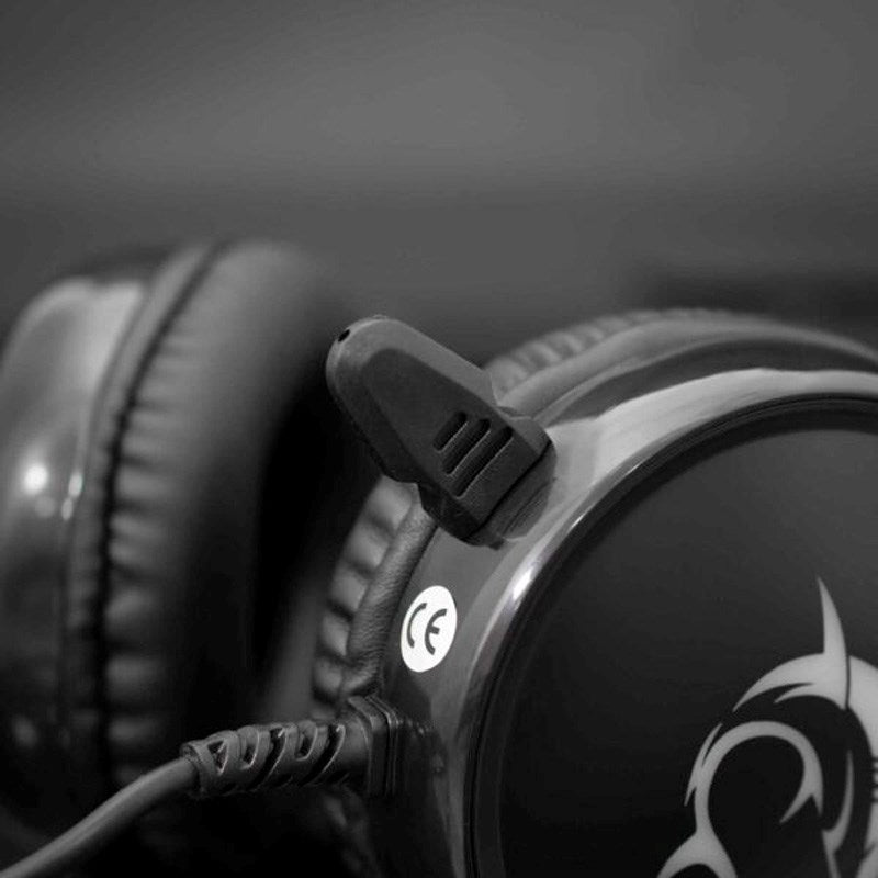 White Shark MARGAY On-Ear Gaming Headset - Black