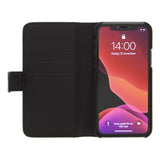 iPhone 12 Pro Max Deltaco 2-in-1 Faux Leather Flip Case - Black