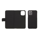 iPhone 12 Pro Max Deltaco 2-in-1 Faux Leather Flip Case - Black