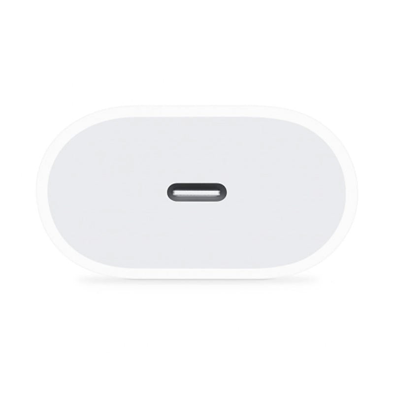 Original Apple PD (Power Delivery) 20W Wall Charger w. USB-C - White (MHJE3ZM/A) (DEMO)