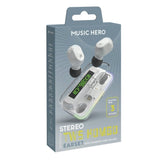 Music Hero True Wireless In-Ear Headphones - White