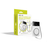 PowerBank Mobile Origin 35W PD 20,000mAh with Display - MagSafe Compatible - White
