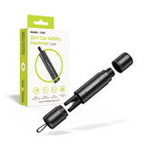 2-in-1 Emergency Hammer for Windows and Seat Belt in Car Mobile Origin - Black
