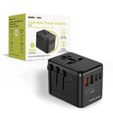 Travel Adapter Mobile Origin GaN 35W - EU / UK / US / AUS - Black