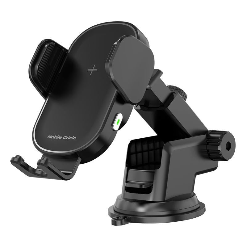 Wireless Mobile Charger Mobile Origin 15W with Dashboard Mount - Black