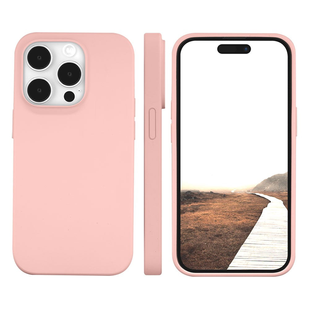 dbramante1928 iPhone 15 Pro Monaco Case - 100% Recycled Plastic - MagSafe Compatible - Pink Sand