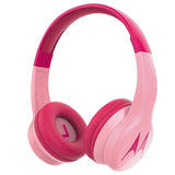 Motorola Squads 300 On-Ear Bluetooth Wireless Kids Headphones - Pink