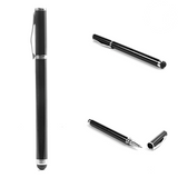 Touch Pen Universal w. Ballpoint pen Black